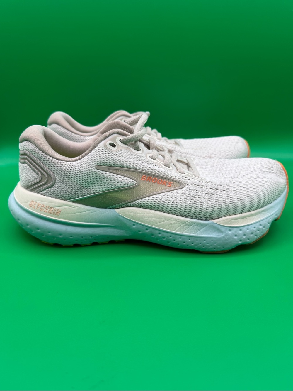 Brooks Glycerin 21 Women's Running Shoes Coconut Autumn Sunset 1204081B195 SZ 9